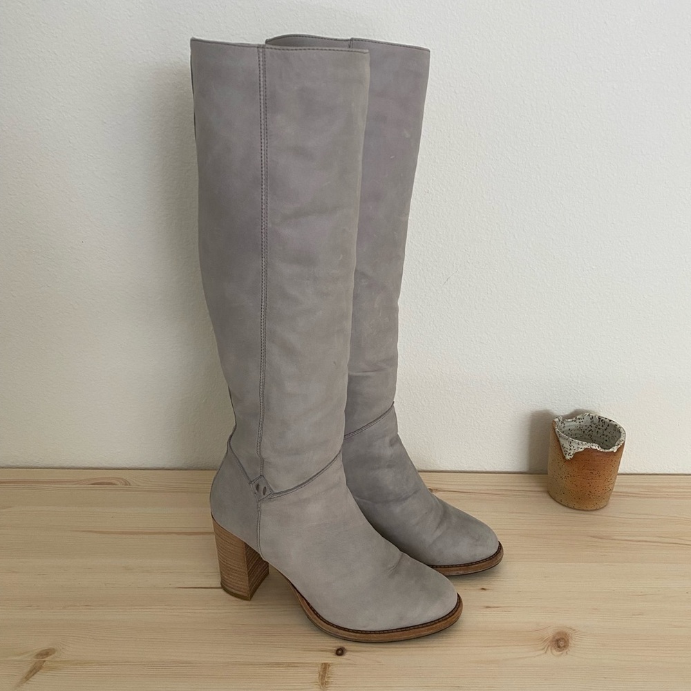 Ross & Snow fur wool lined suede boots